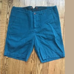 ءNWT classy J CREW Men's  Navy BLUE Button Shorts